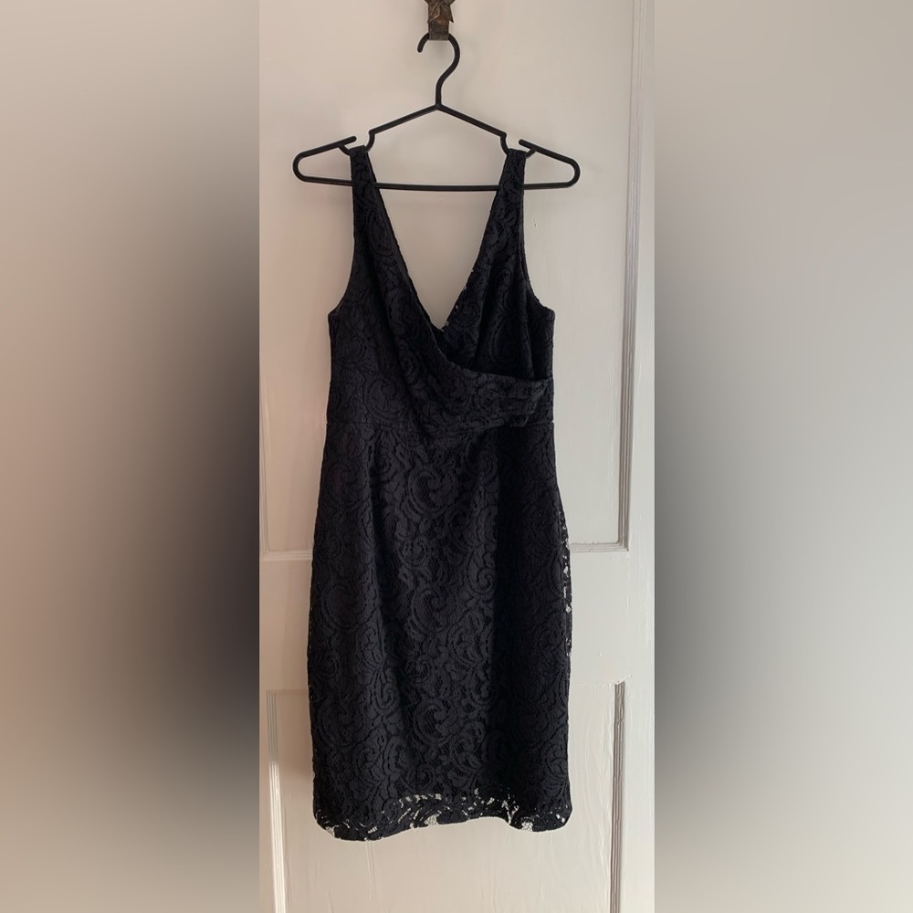 J Crew Little Black Lace Dress